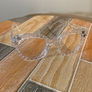 Clear Poppin Stylish Personality Glasses